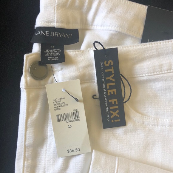 Lane Bryant White Capri - Picture 3 of 3